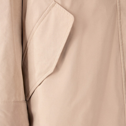Trench coat ANYWECO WOMAN Natural - image number 7 | GEOX