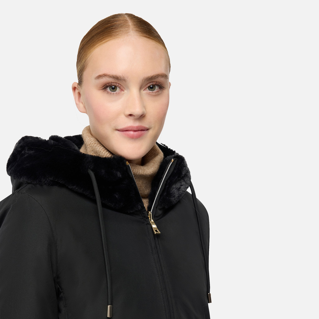 Wendejacke KAULA DAME Schwarz/Schwarz - image number 8 | GEOX