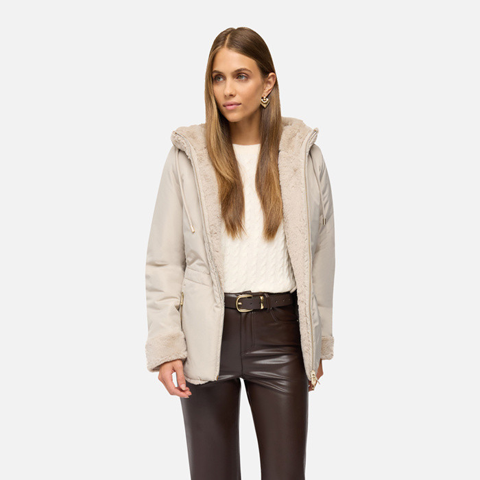 Reversible jacket KAULA WOMAN String/Mid string | GEOX