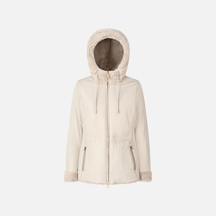 Reversible jacket KAULA WOMAN String/Mid string | GEOX