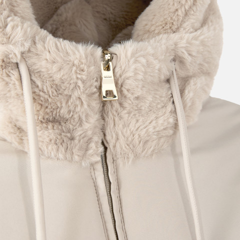 Veste réversible KAULA FEMME Gris tourterelle/Gris clair - image number 7 | GEOX