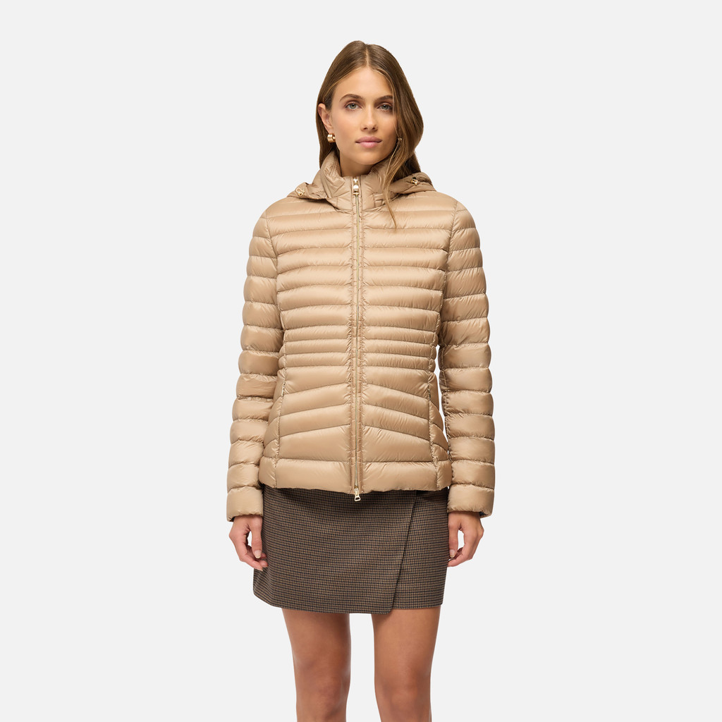Doudoune courte JAYSEN FEMME Sable - image number 1 | GEOX