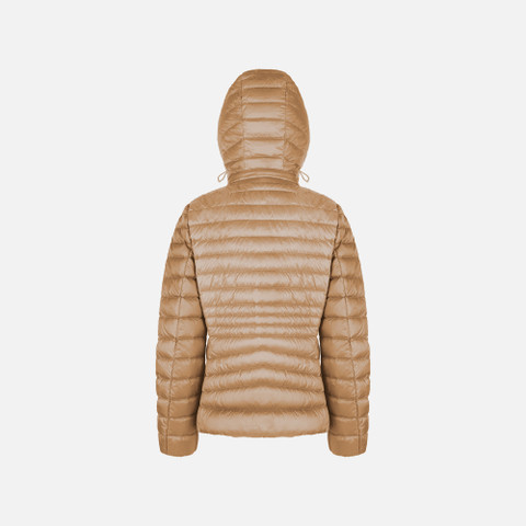 Short down jacket JAYSEN WOMAN Natural - image number 2 | GEOX