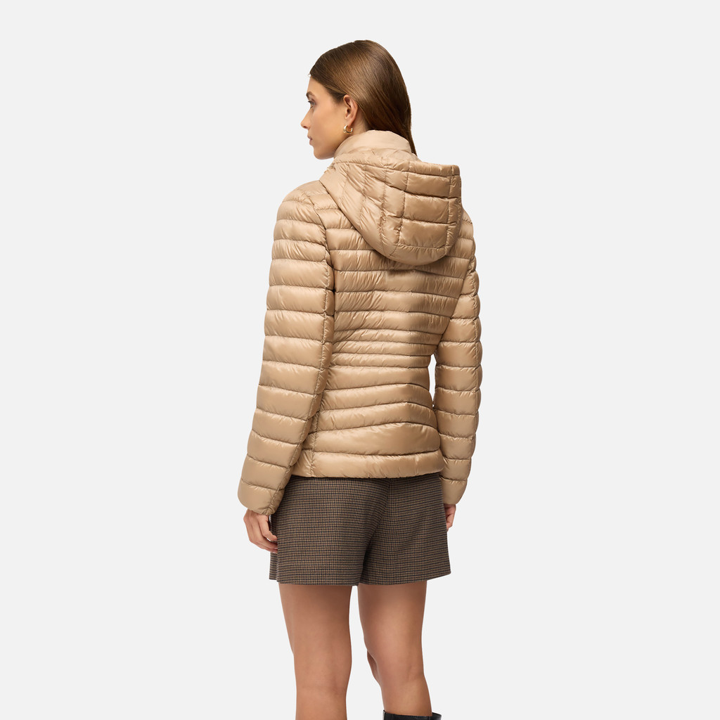 Doudoune courte JAYSEN FEMME Sable - image number 5 | GEOX