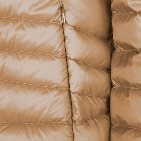 Short down jacket JAYSEN WOMAN Natural - image number 4 | GEOX
