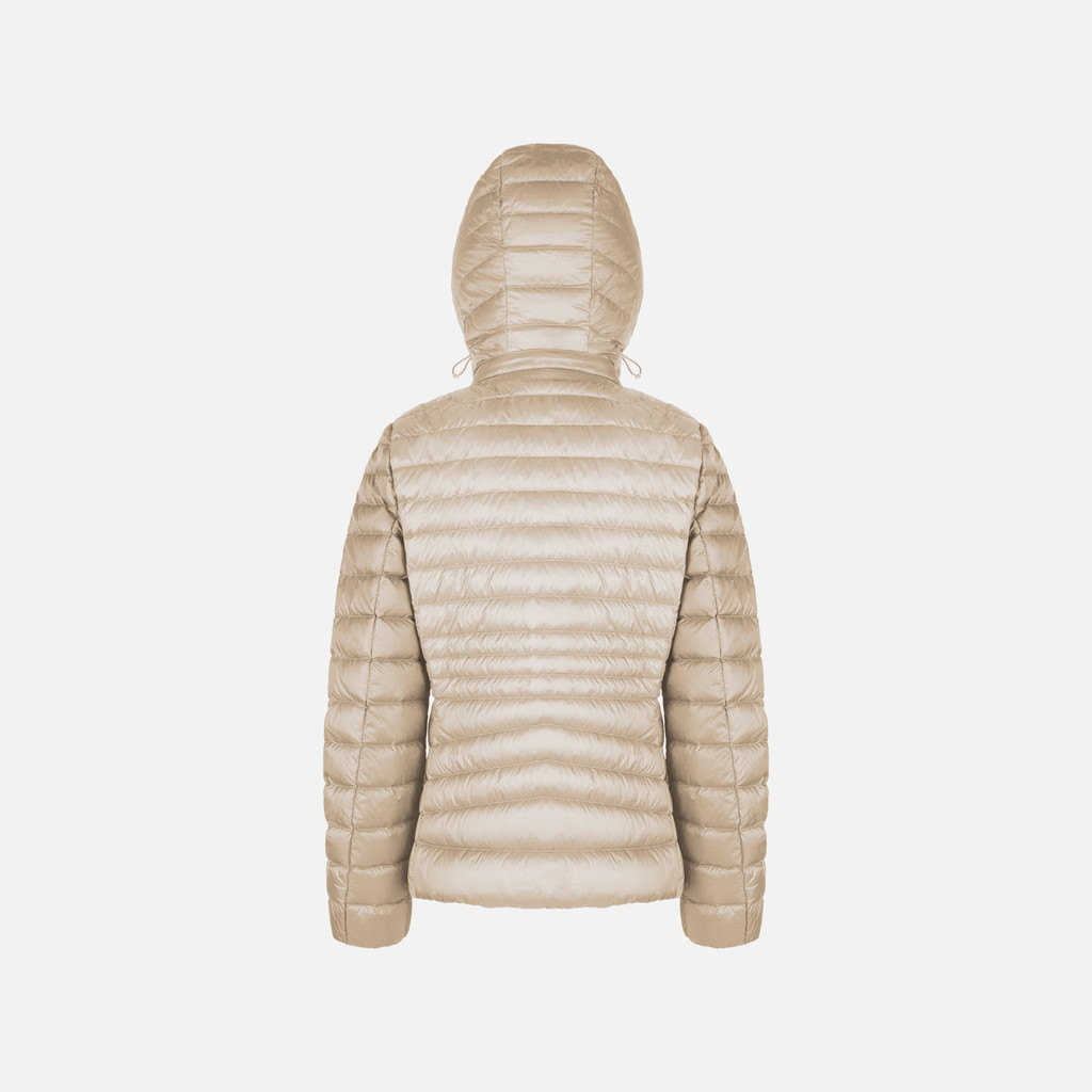 Short down jacket JAYSEN WOMAN Mid Moonbeam - image number 2 | GEOX