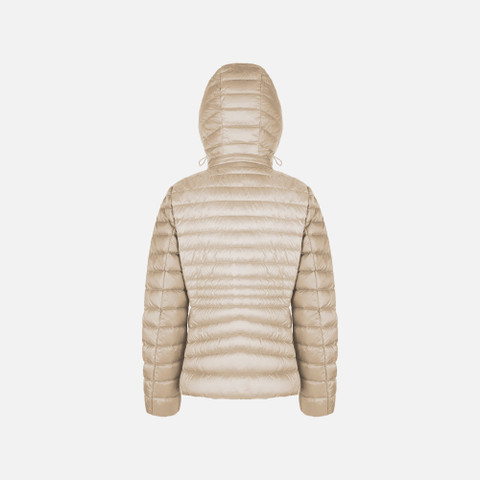 Short down jacket JAYSEN WOMAN Mid Moonbeam - image number 2 | GEOX