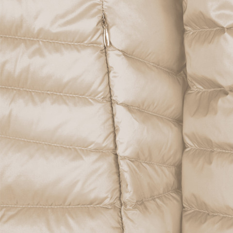 Short down jacket JAYSEN WOMAN Mid Moonbeam - image number 4 | GEOX