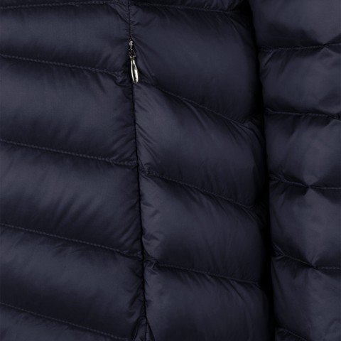 Full-length quilted coat JAYSEN WOMAN Sky captain - image number 8 | GEOX