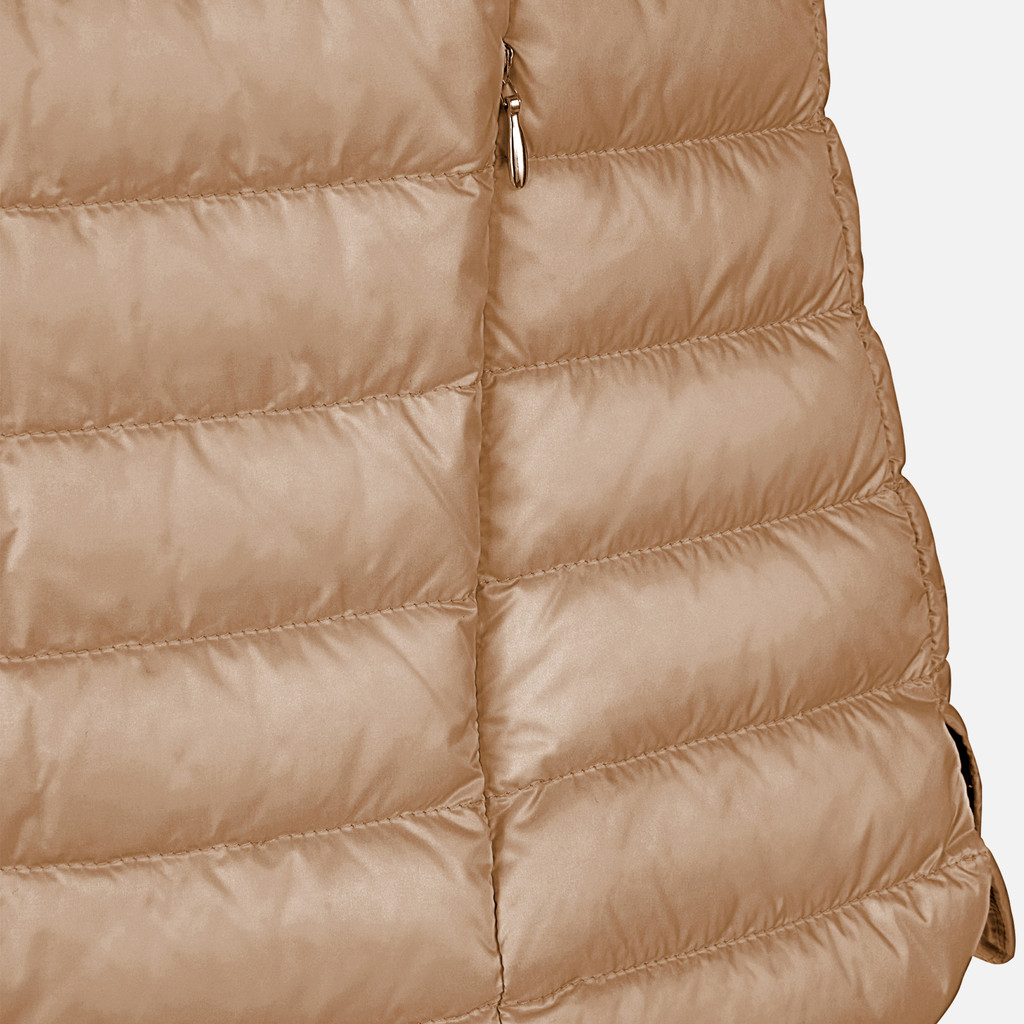 Sleeveless down jacket JAYSEN WOMAN Natural - image number 4 | GEOX