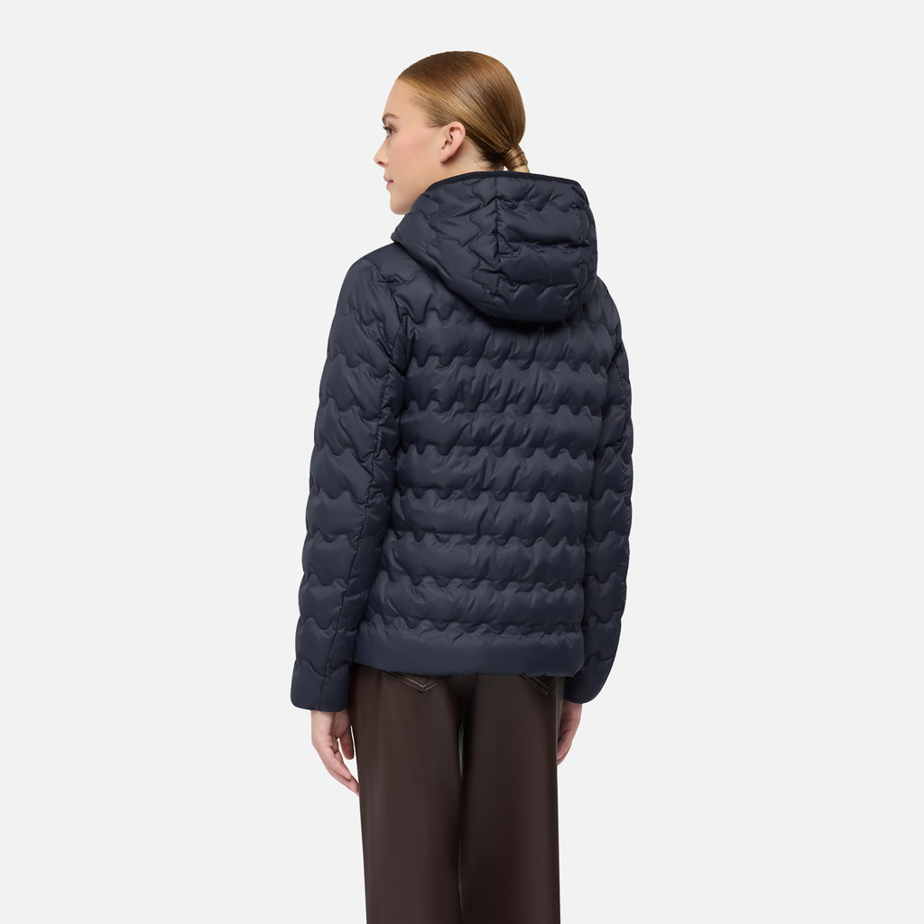 Short down jacket MYLUSE WOMAN Sky captain - image number 5 | GEOX