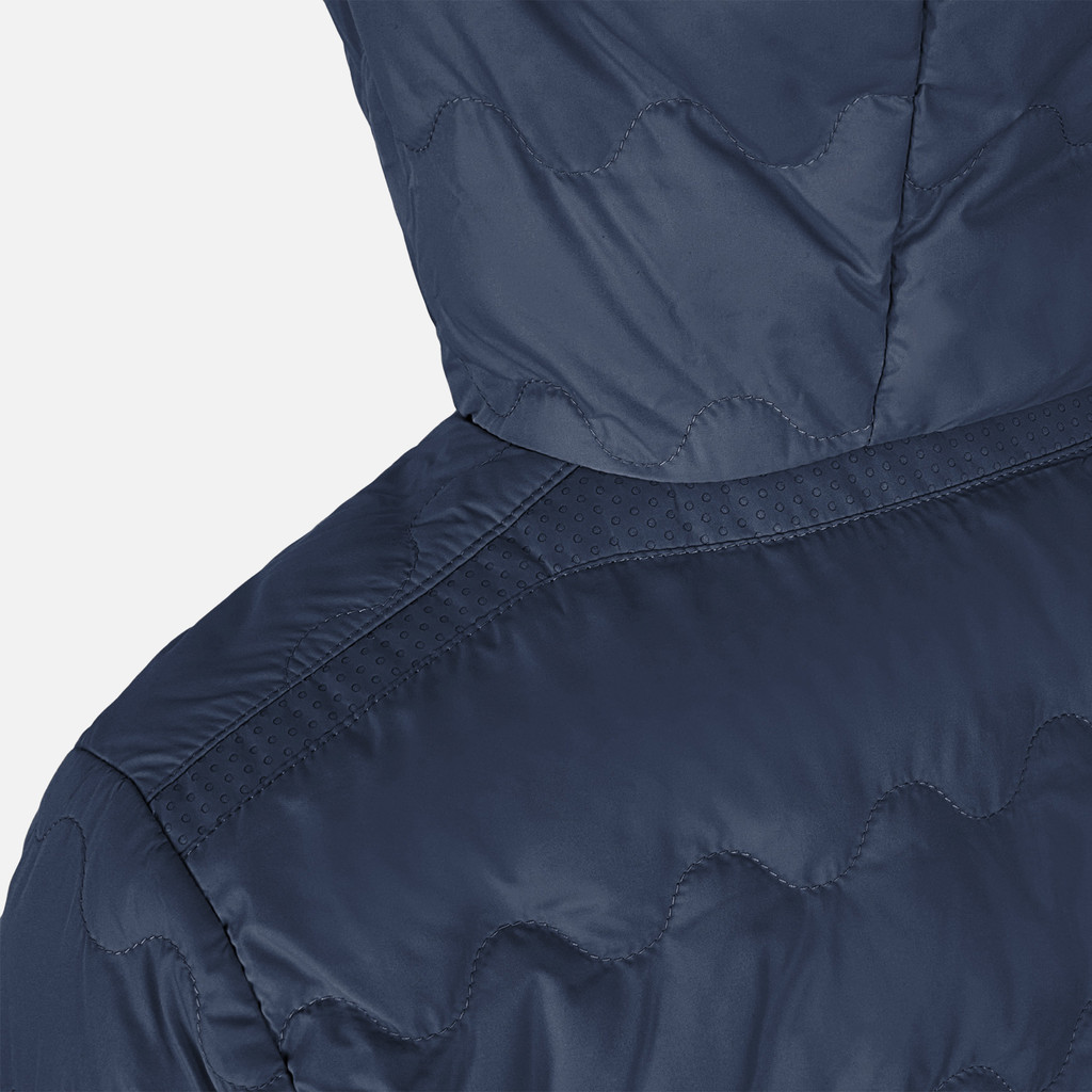 Short down jacket MYLUSE WOMAN Sky captain - image number 3 | GEOX