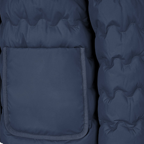 Short down jacket MYLUSE WOMAN Sky captain - image number 4 | GEOX