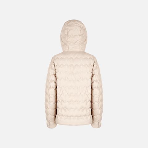 Short down jacket MYLUSE WOMAN Mid Moonbeam - image number 2 | GEOX