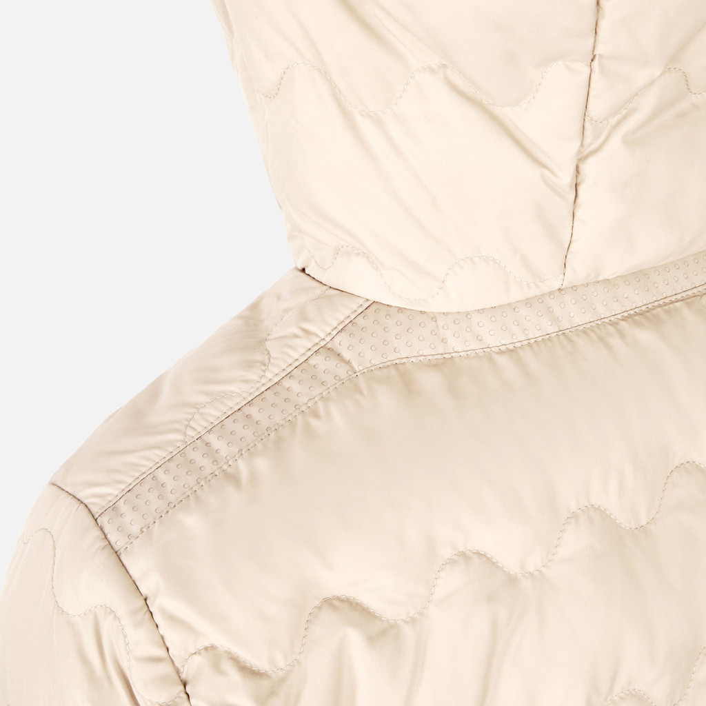 Short down jacket MYLUSE WOMAN Mid Moonbeam - image number 3 | GEOX
