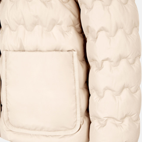 Short down jacket MYLUSE WOMAN Mid Moonbeam - image number 4 | GEOX