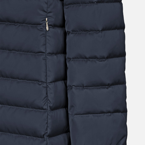 Full-length quilted coat BETTANIE WOMAN Sky captain - image number 7 | GEOX