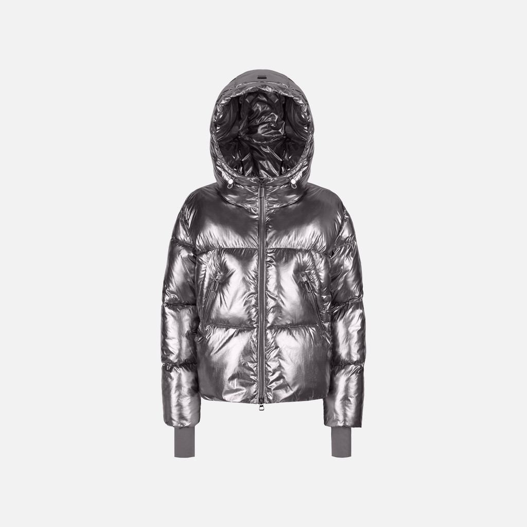 Bomber jacket SPHERICA WOMAN Gunmetal - image number 0 | GEOX