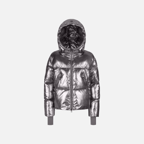 Bomber jacket SPHERICA WOMAN Gunmetal - image number 0 | GEOX