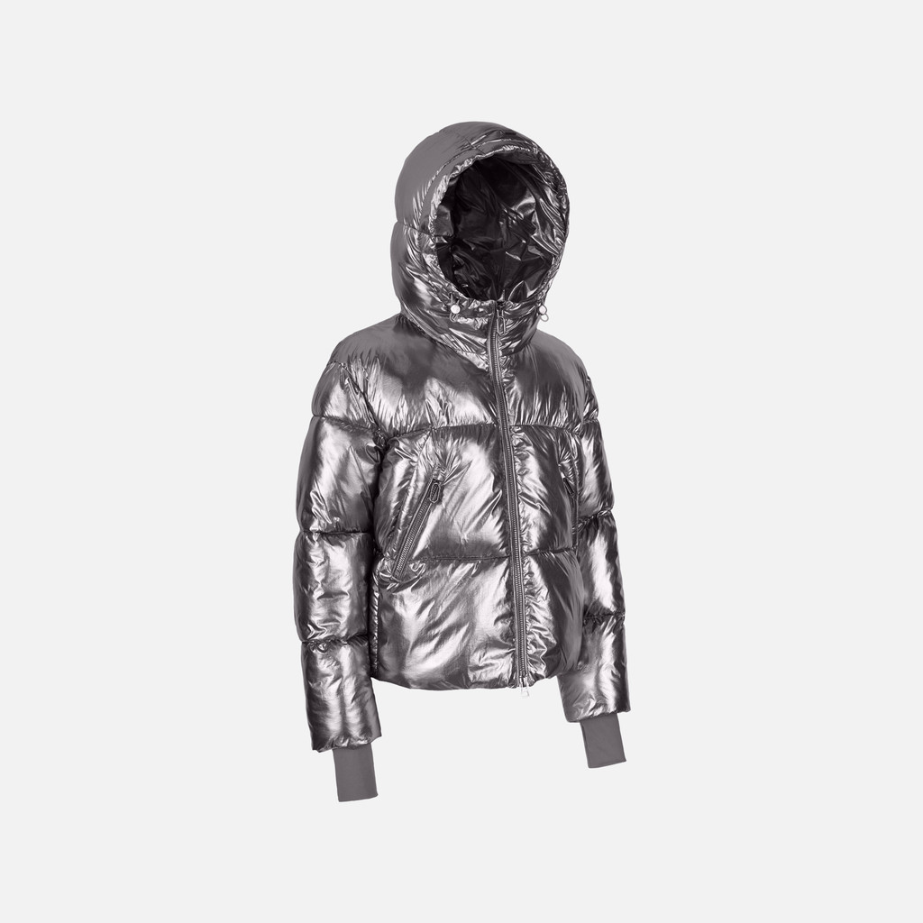 Bomber jacket SPHERICA WOMAN Gunmetal - image number 2 | GEOX