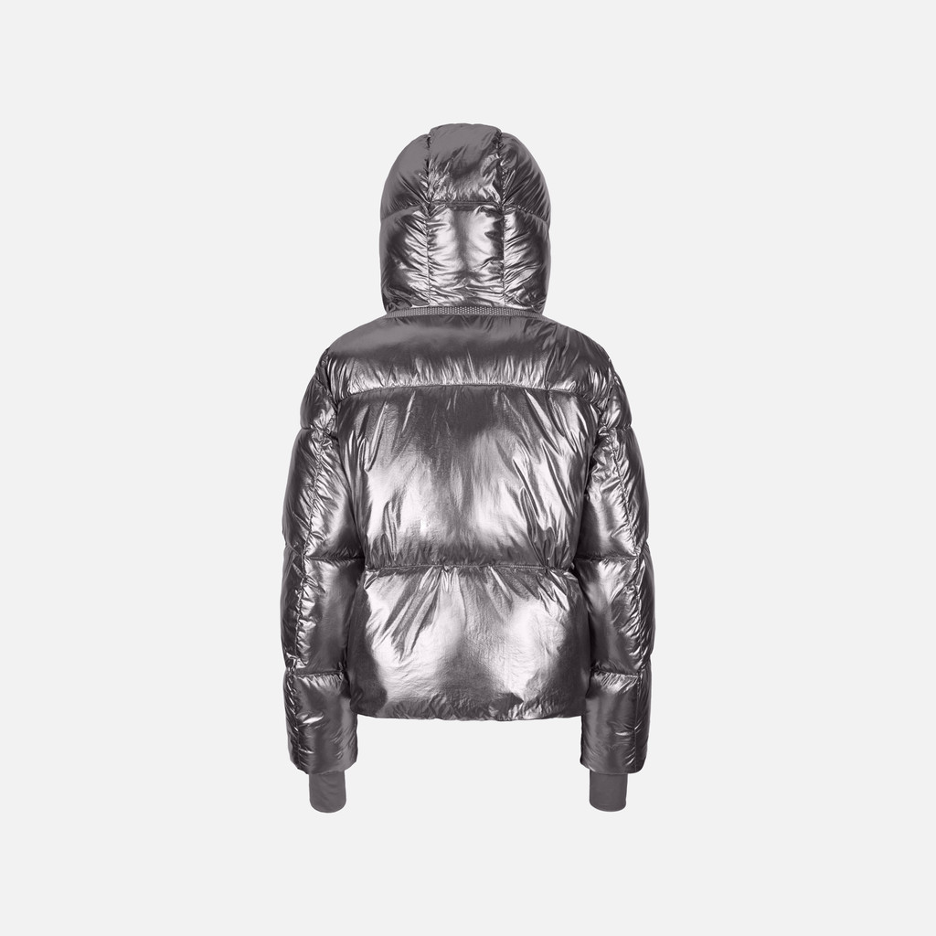 Bomber jacket SPHERICA WOMAN Gunmetal - image number 4 | GEOX