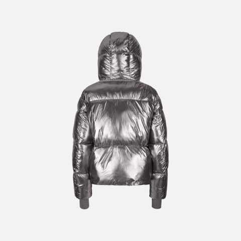 Bomber jacket SPHERICA WOMAN Gunmetal - image number 4 | GEOX