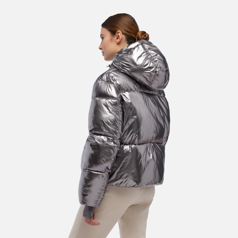 Bomber jacket SPHERICA WOMAN Gunmetal - image number 5 | GEOX