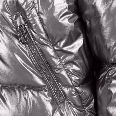 Bomber jacket SPHERICA WOMAN Gunmetal - image number 7 | GEOX