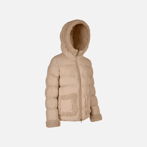Quilted parka VILDE WOMAN Natural - image number 1 | GEOX