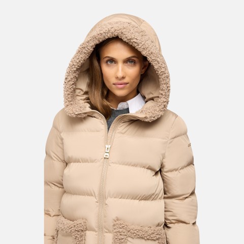 Steppparka VILDE DAME Sand - image number 3 | GEOX