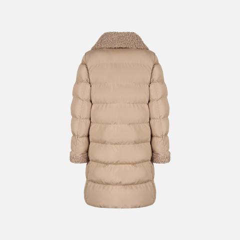 Quilted jacket VILDE WOMAN Natural - image number 4 | GEOX