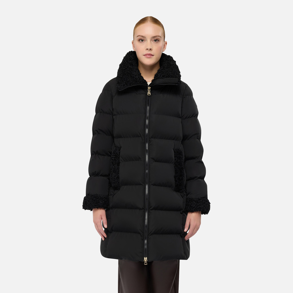 Chaqueta acolchada VILDE MUJER Negro - image number 1 | GEOX