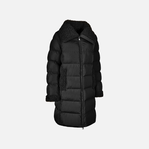 Quilted jacket VILDE WOMAN Black - image number 1 | GEOX