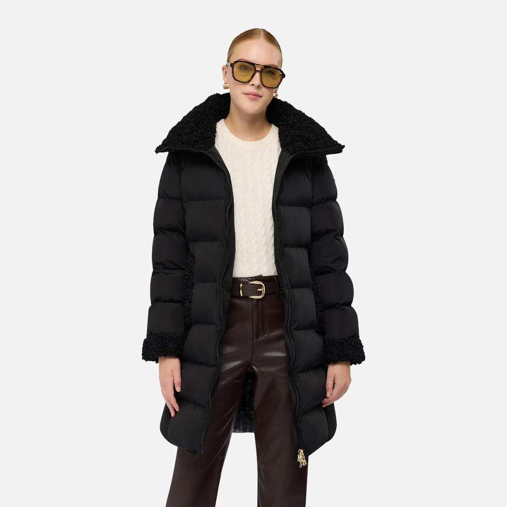 Chaqueta acolchada VILDE MUJER Negro - image number 3 | GEOX