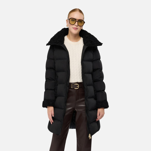 Chaqueta acolchada VILDE MUJER Negro - image number 3 | GEOX