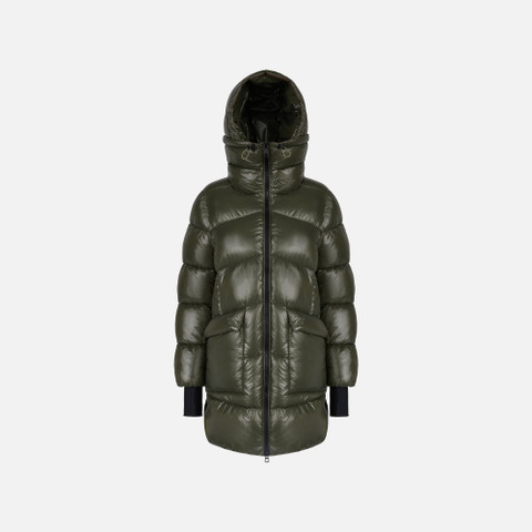 Quilted parka SERILDA WOMAN Grape leaf - image number 0 | GEOX