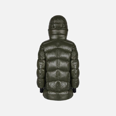 Quilted parka SERILDA WOMAN Grape leaf - image number 4 | GEOX