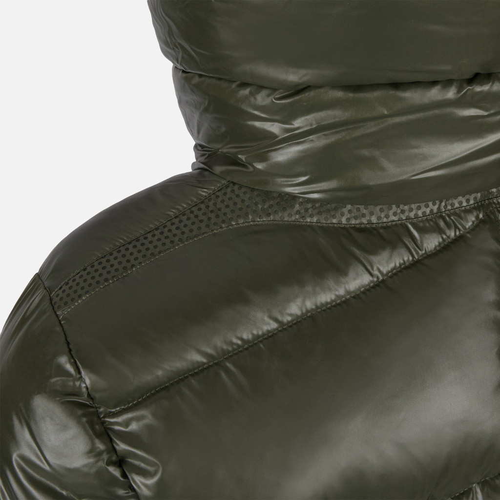Quilted parka SERILDA WOMAN Grape leaf - image number 6 | GEOX
