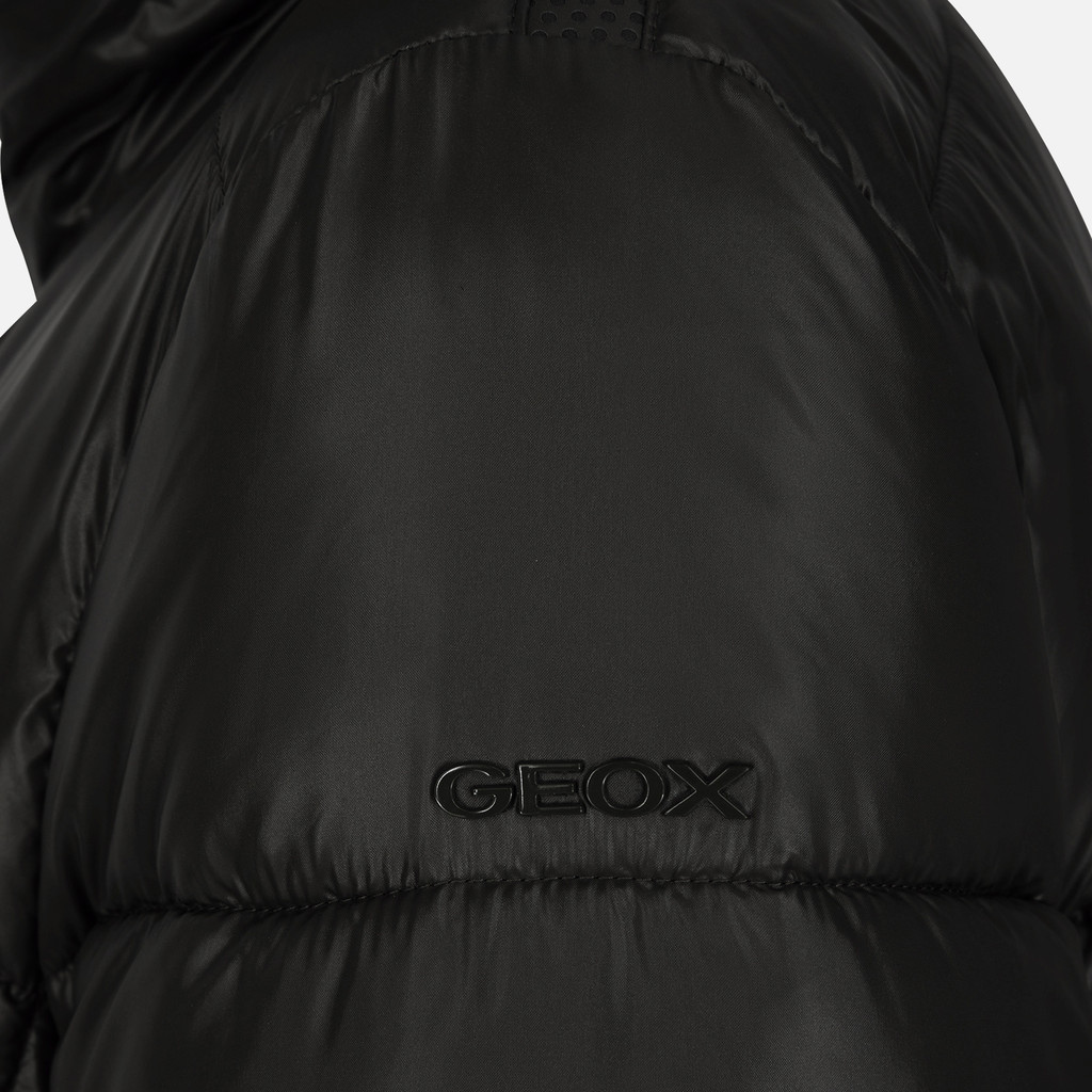 Parka matelassée SERILDA FEMME Noir - image number 4 | GEOX