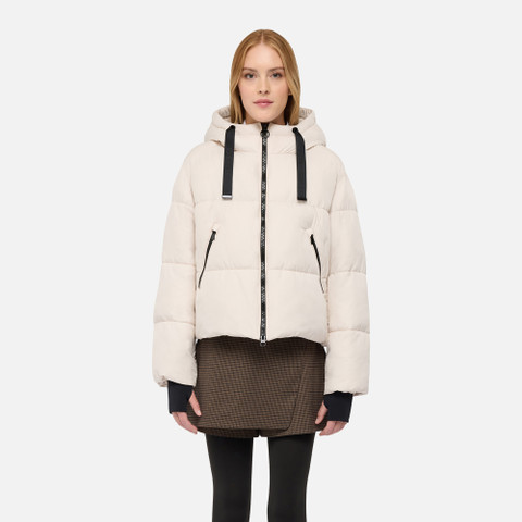 Parka matelassée SPHERICA FEMME Beige clair - image number 1 | GEOX