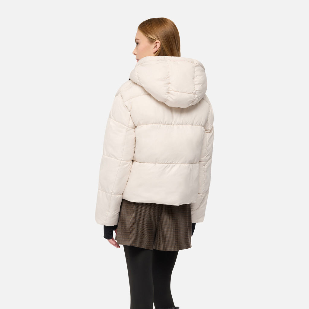 Parka matelassée SPHERICA FEMME Beige clair - image number 5 | GEOX