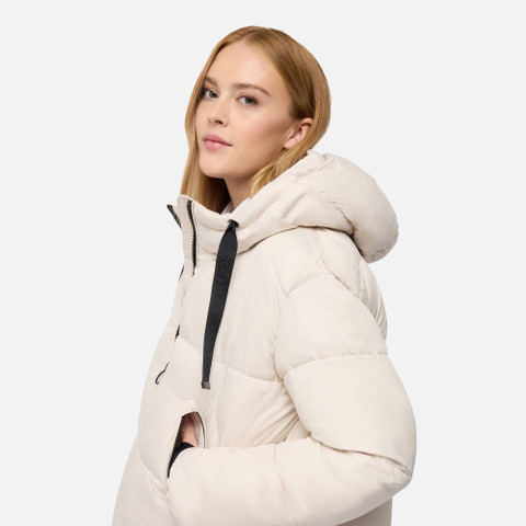 Parka matelassée SPHERICA FEMME Beige clair - image number 8 | GEOX