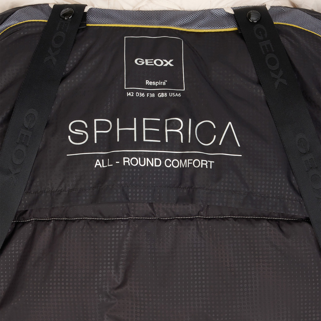 Parka matelassée SPHERICA FEMME Beige clair - image number 9 | GEOX