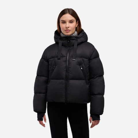 Quilted parka SPHERICA WOMAN Black - image number 1 | GEOX