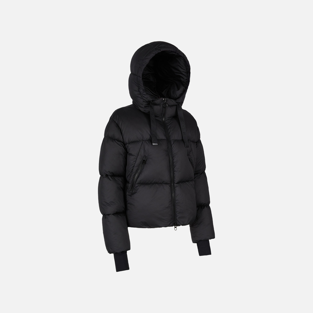 Quilted parka SPHERICA WOMAN Black - image number 2 | GEOX