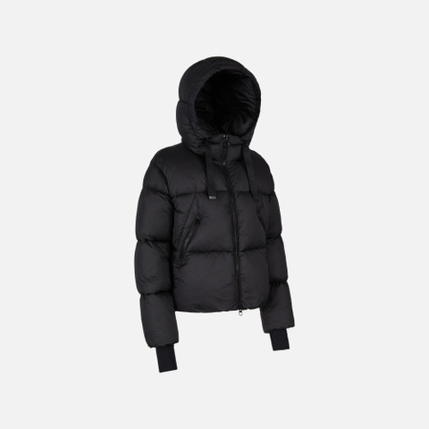 Quilted parka SPHERICA WOMAN Black - image number 2 | GEOX