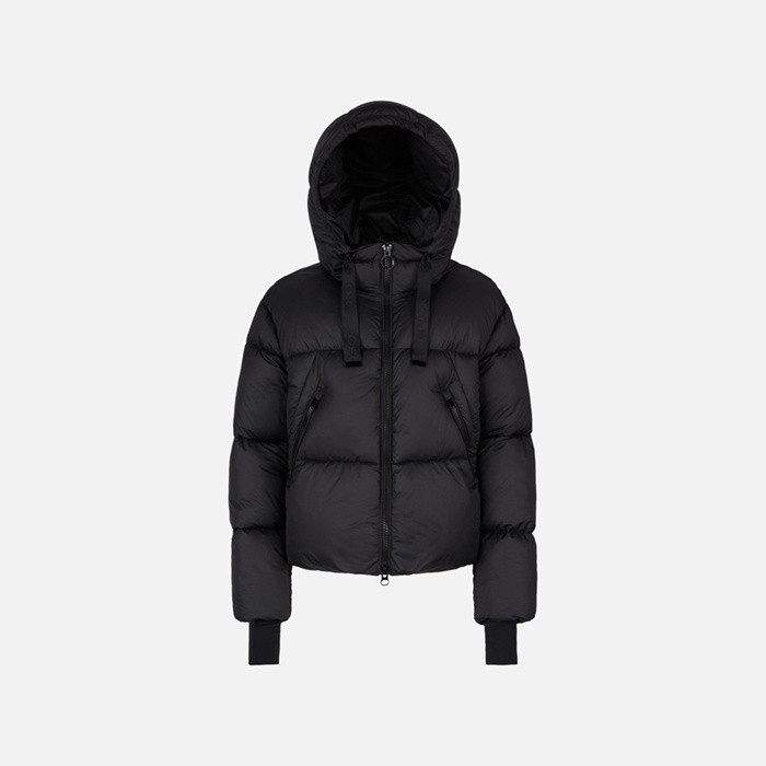 Quilted parka SPHERICA WOMAN Black | GEOX