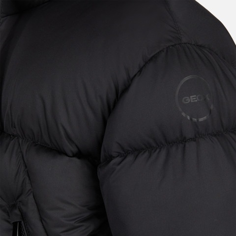 Quilted parka SPHERICA WOMAN Black - image number 7 | GEOX
