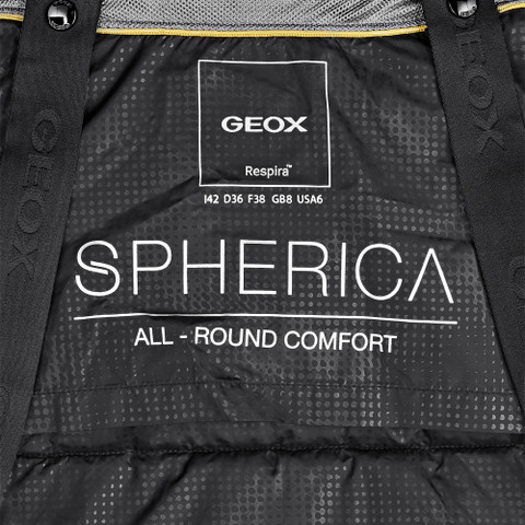 Parka trapuntato SPHERICA DONNA Nero - image number 9 | GEOX