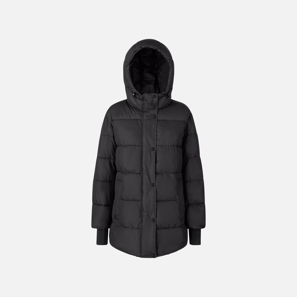 Quilted parka SPHERICA WOMAN Black - image number 0 | GEOX